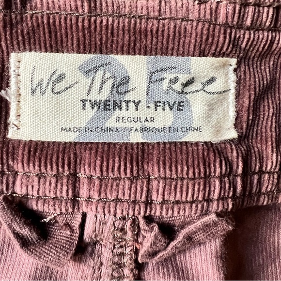 Free People Corduroy Burgundy Mini Skirt - Picture 8 of 9